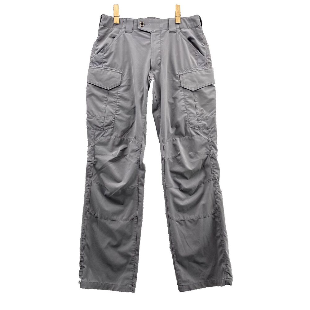 511 Tactical Pants TAG 30x32 ACTUAL 30 x 31 Gray Cargo Double Knee Utility Men's